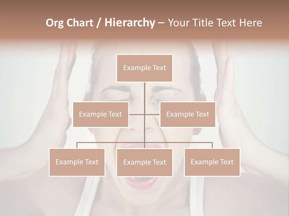 Isolated Stress Emotional PowerPoint Template