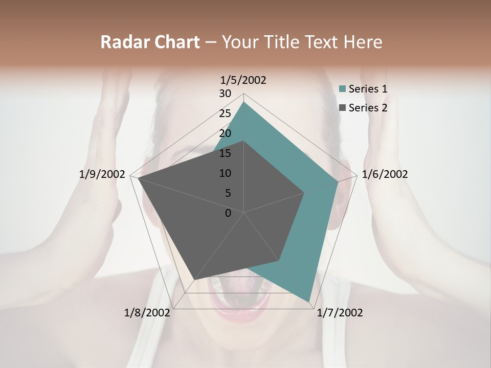 Isolated Stress Emotional PowerPoint Template
