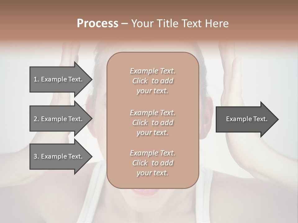 Isolated Stress Emotional PowerPoint Template