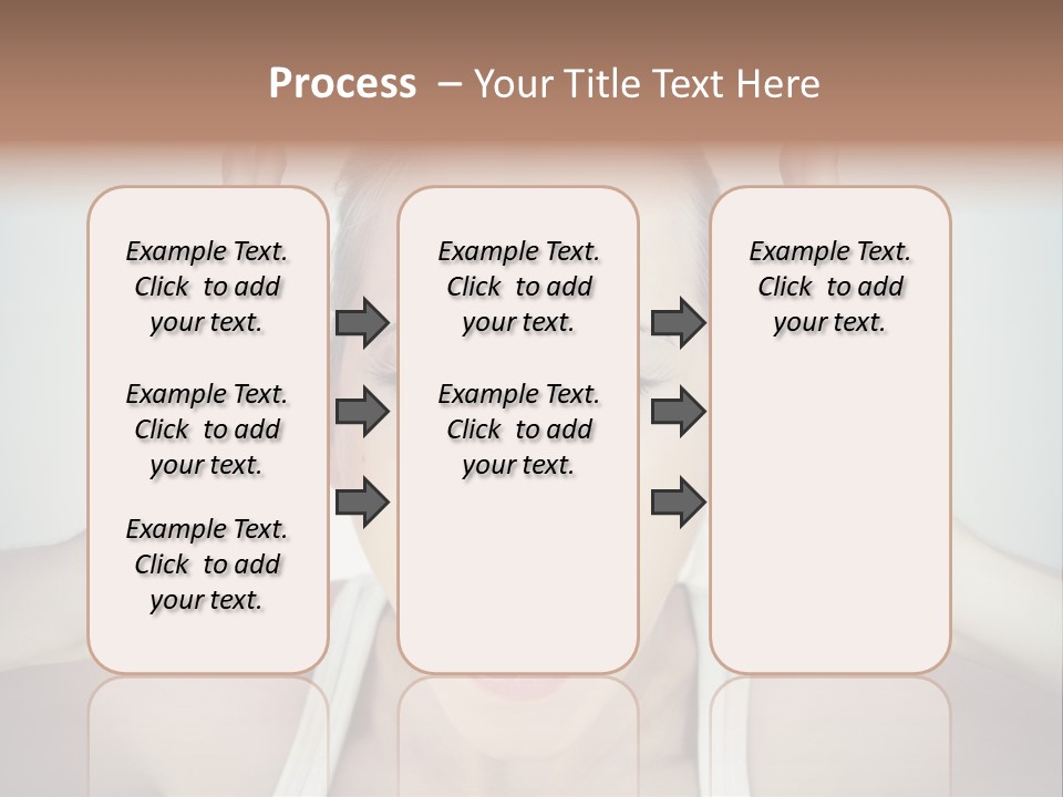 Isolated Stress Emotional PowerPoint Template