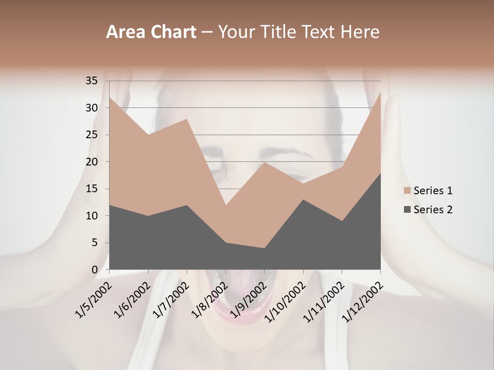 Isolated Stress Emotional PowerPoint Template