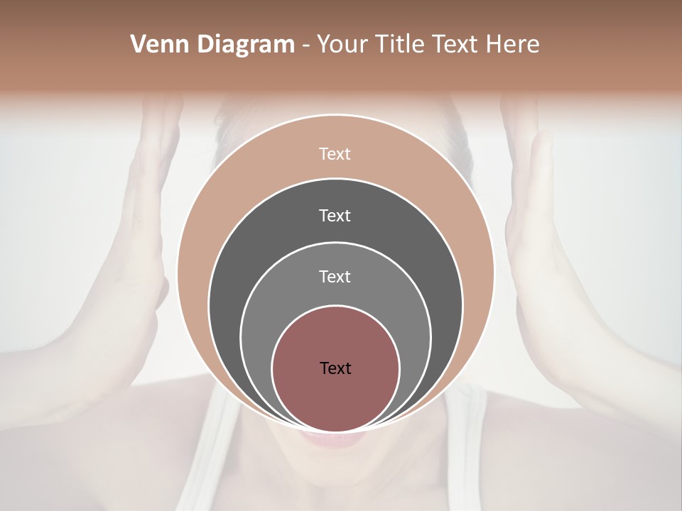 Isolated Stress Emotional PowerPoint Template