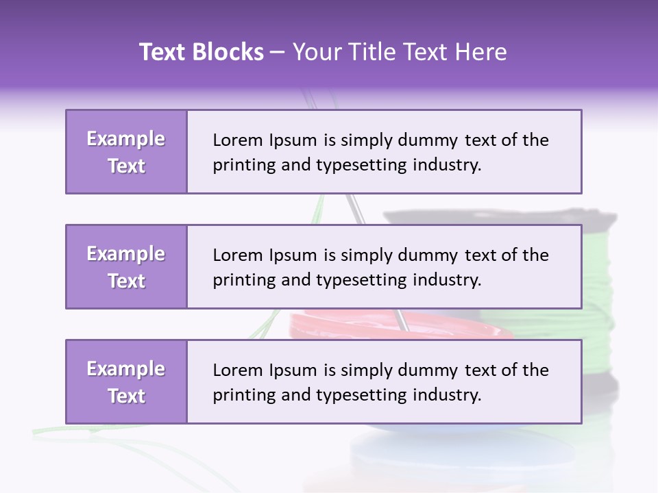 Design Textile Group PowerPoint Template