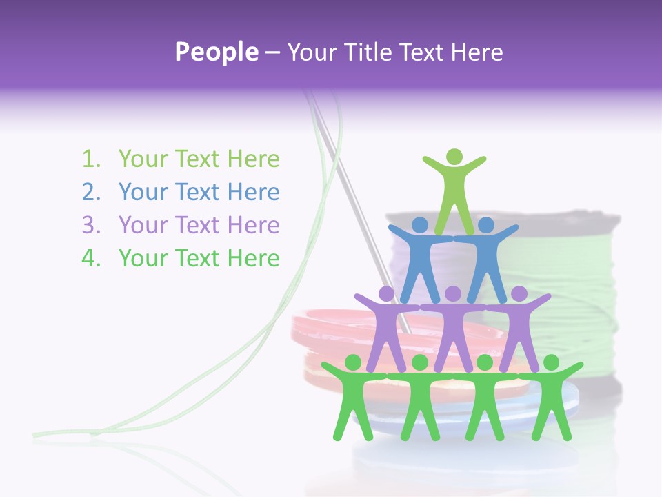 Design Textile Group PowerPoint Template