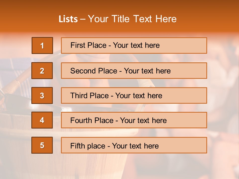 Relaxation Health Spa Health Resort PowerPoint Template