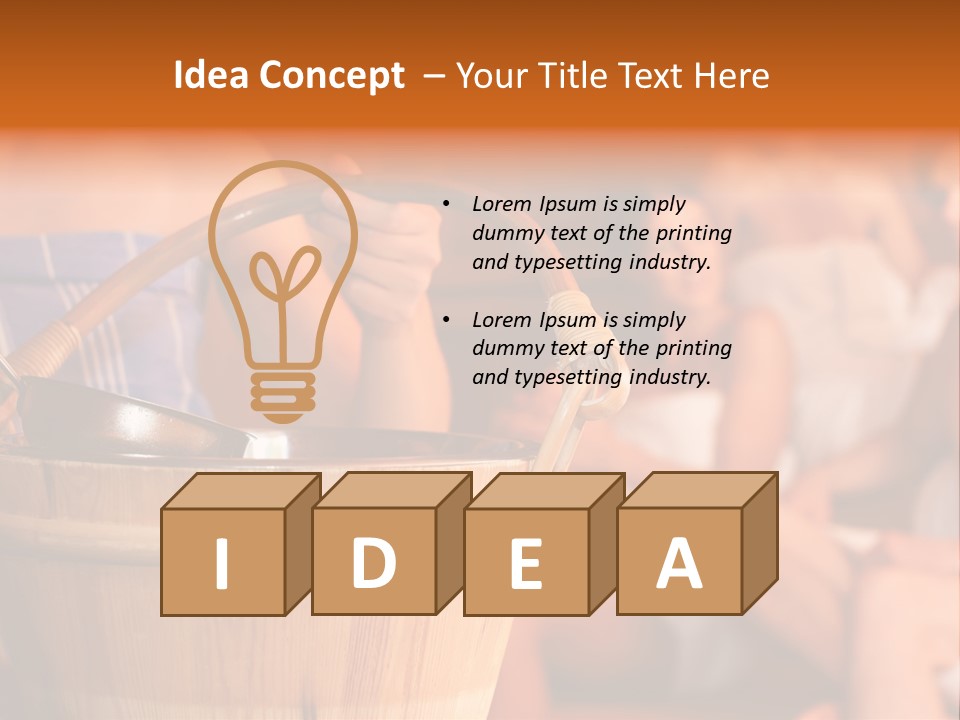 Relaxation Health Spa Health Resort PowerPoint Template