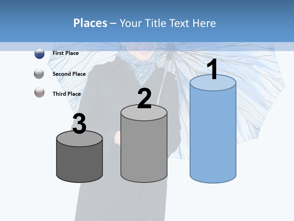 White Background Looking PowerPoint Template