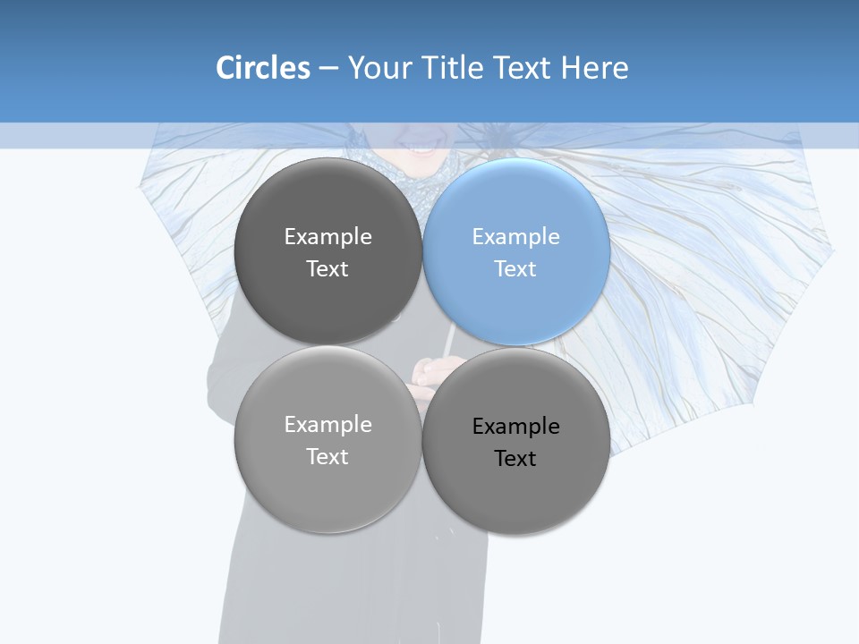 White Background Looking PowerPoint Template