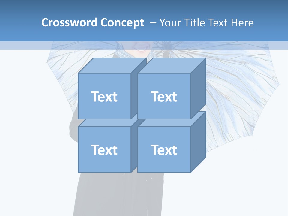 White Background Looking PowerPoint Template