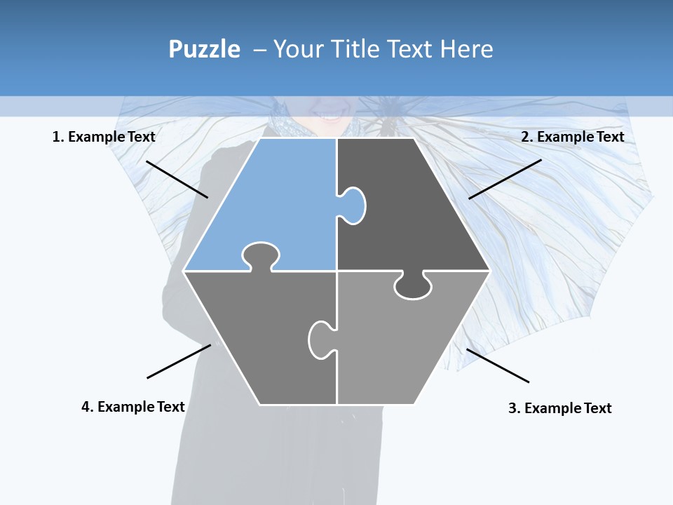 White Background Looking PowerPoint Template