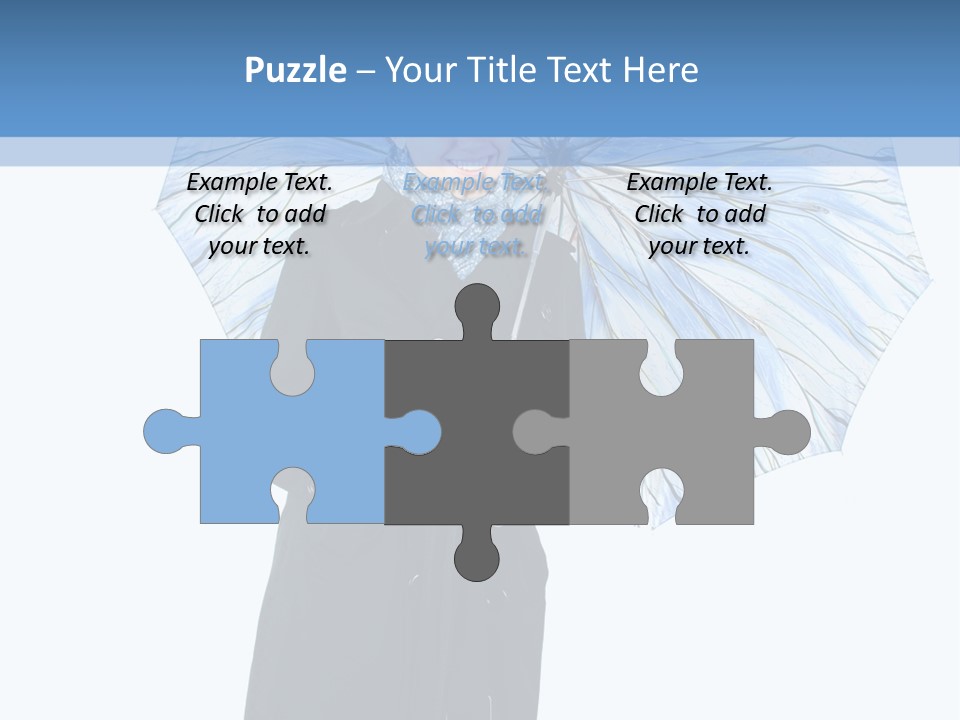 White Background Looking PowerPoint Template