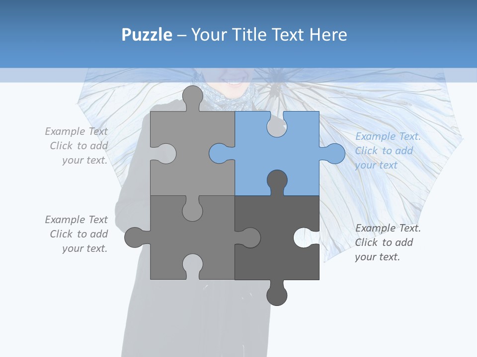 White Background Looking PowerPoint Template