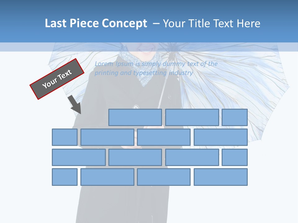 White Background Looking PowerPoint Template