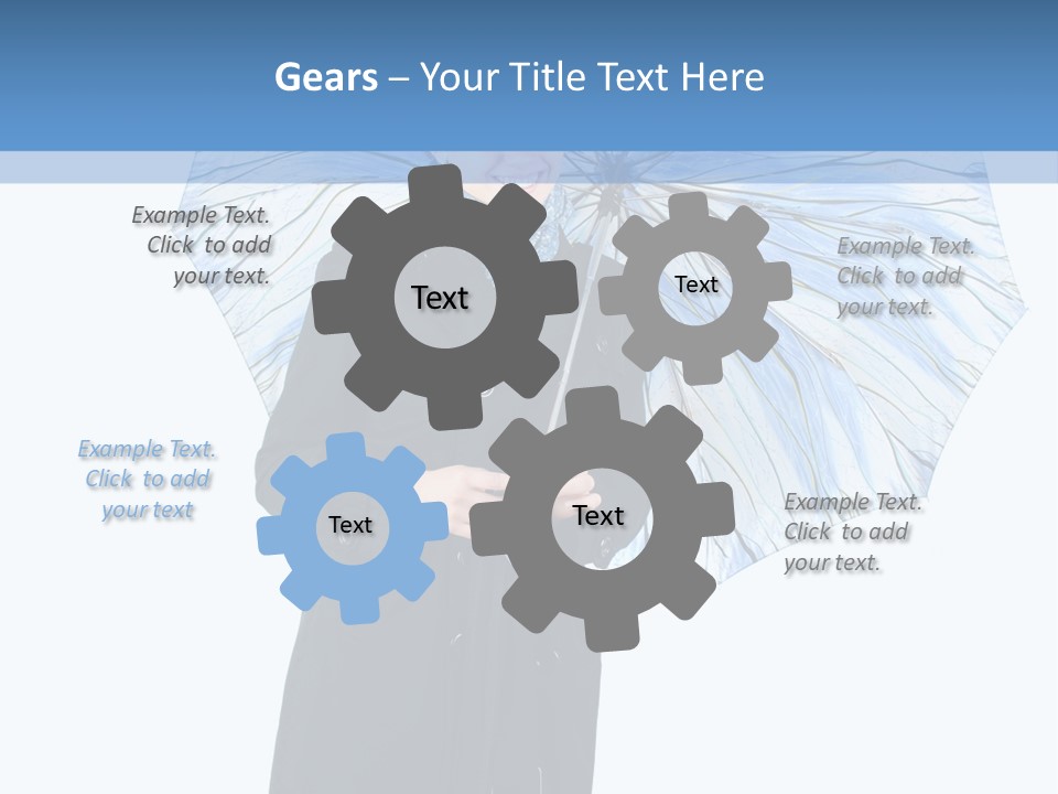 White Background Looking PowerPoint Template