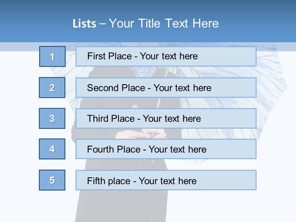 White Background Looking PowerPoint Template