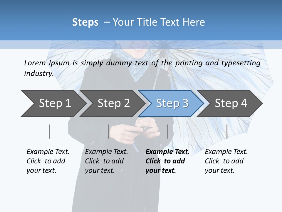 White Background Looking PowerPoint Template