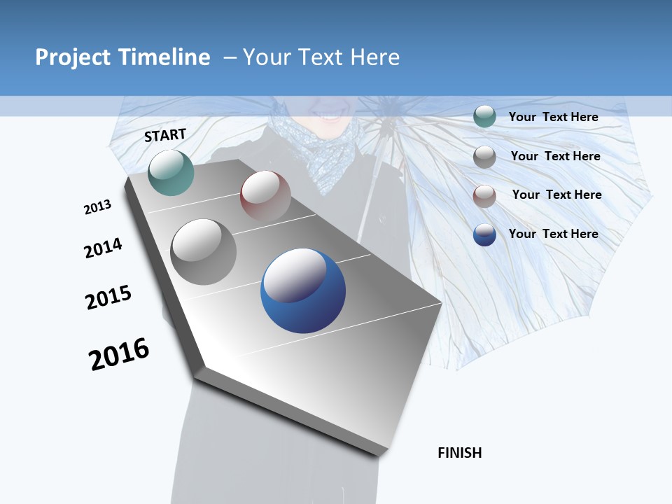 White Background Looking PowerPoint Template