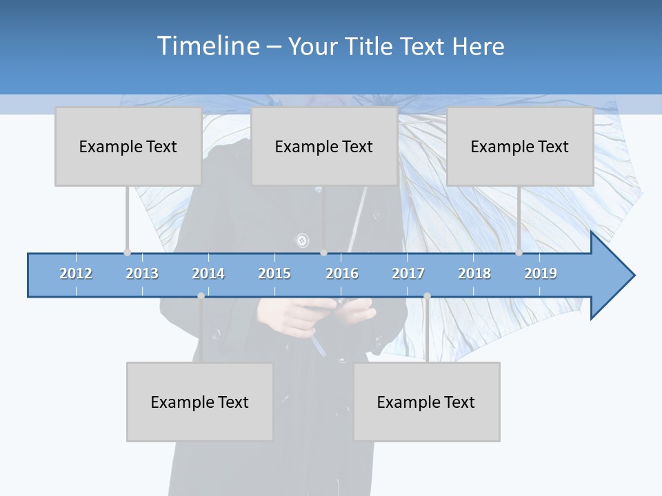 White Background Looking PowerPoint Template