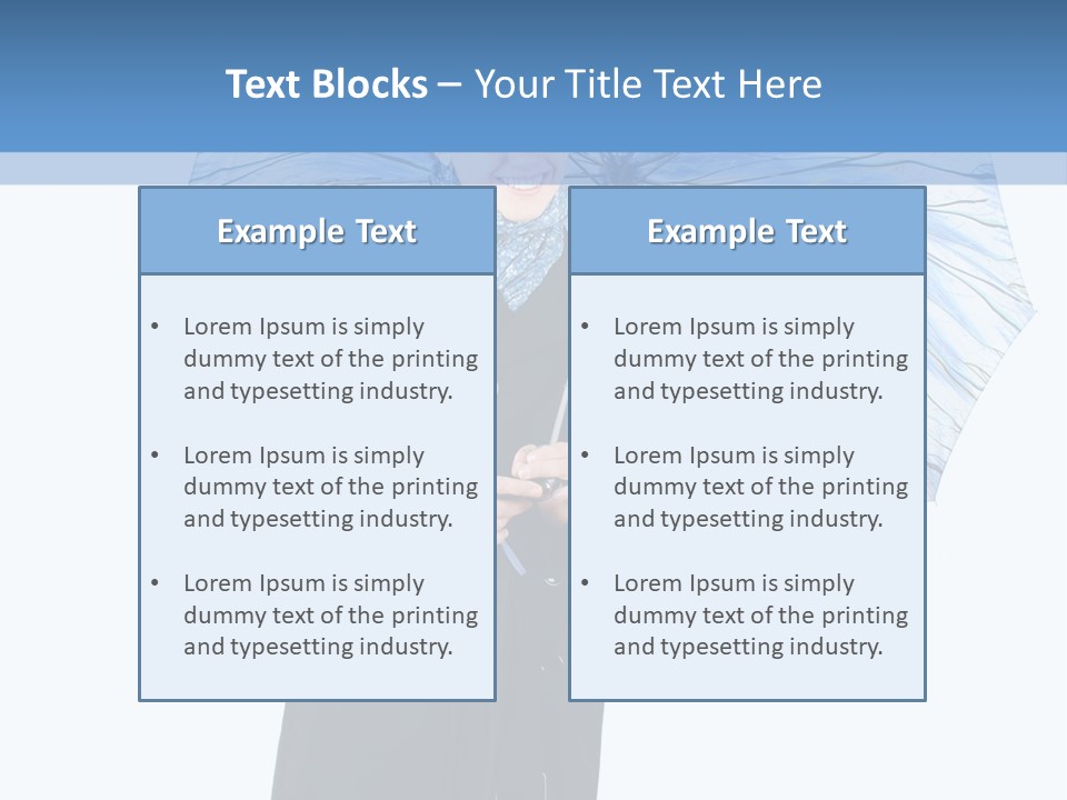 White Background Looking PowerPoint Template