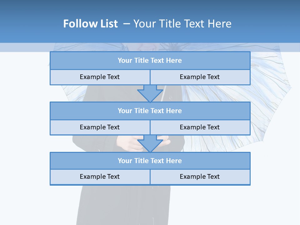 White Background Looking PowerPoint Template