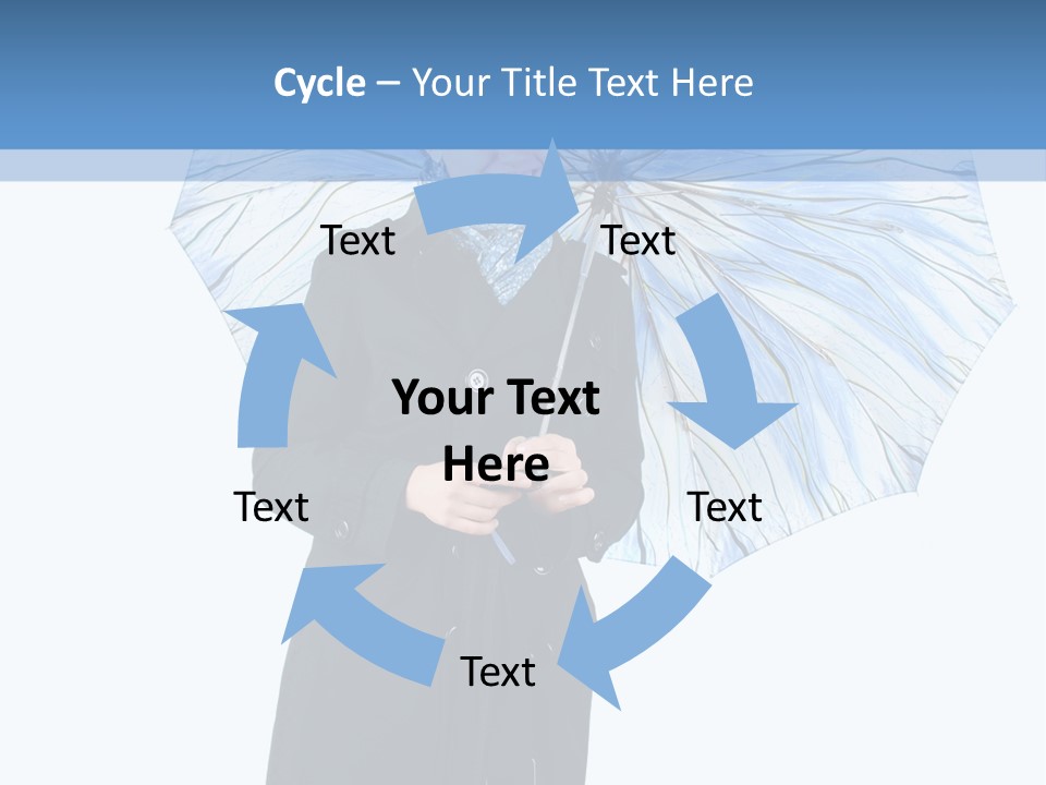 White Background Looking PowerPoint Template