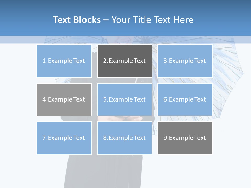 White Background Looking PowerPoint Template