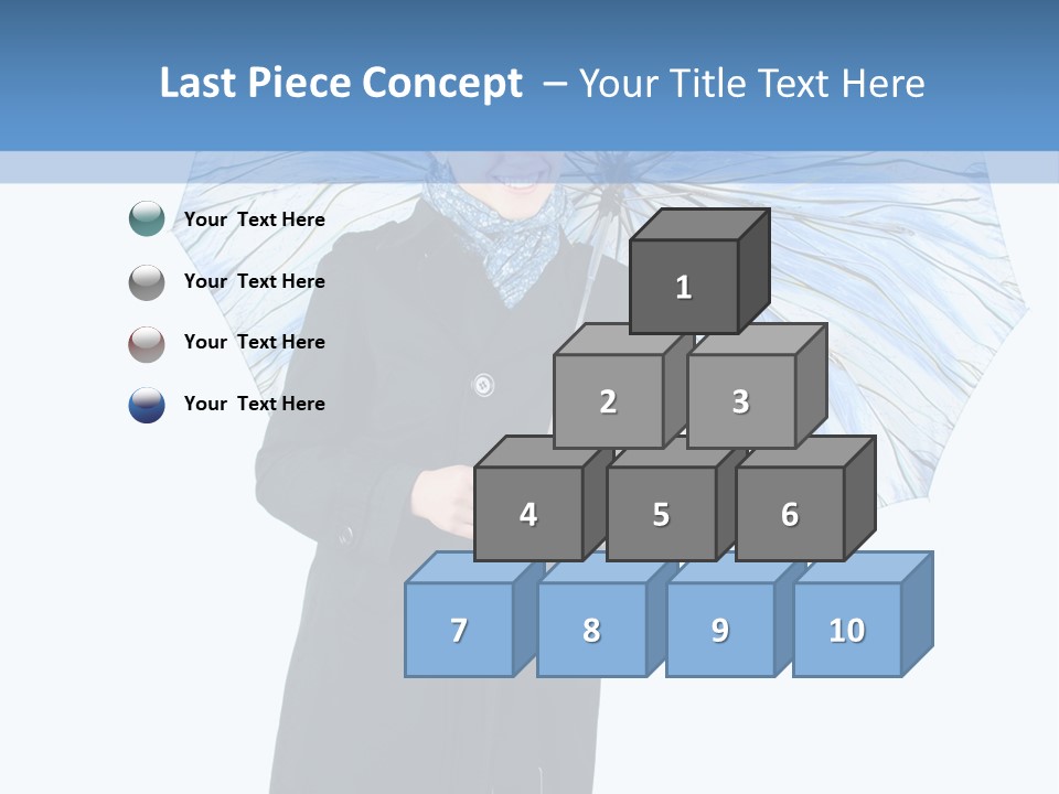 White Background Looking PowerPoint Template