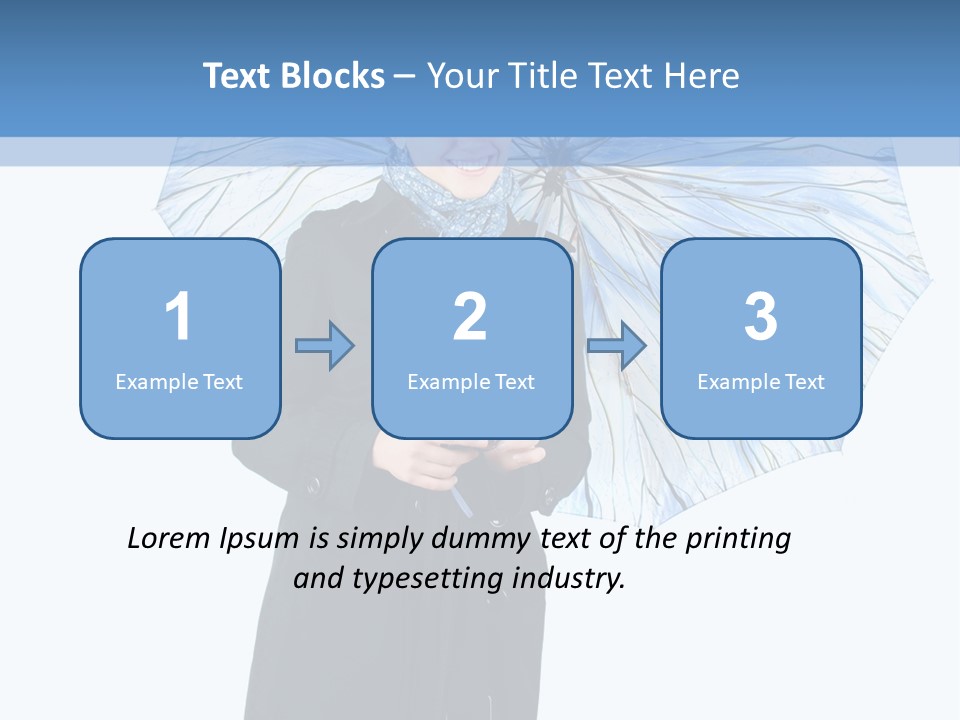 White Background Looking PowerPoint Template