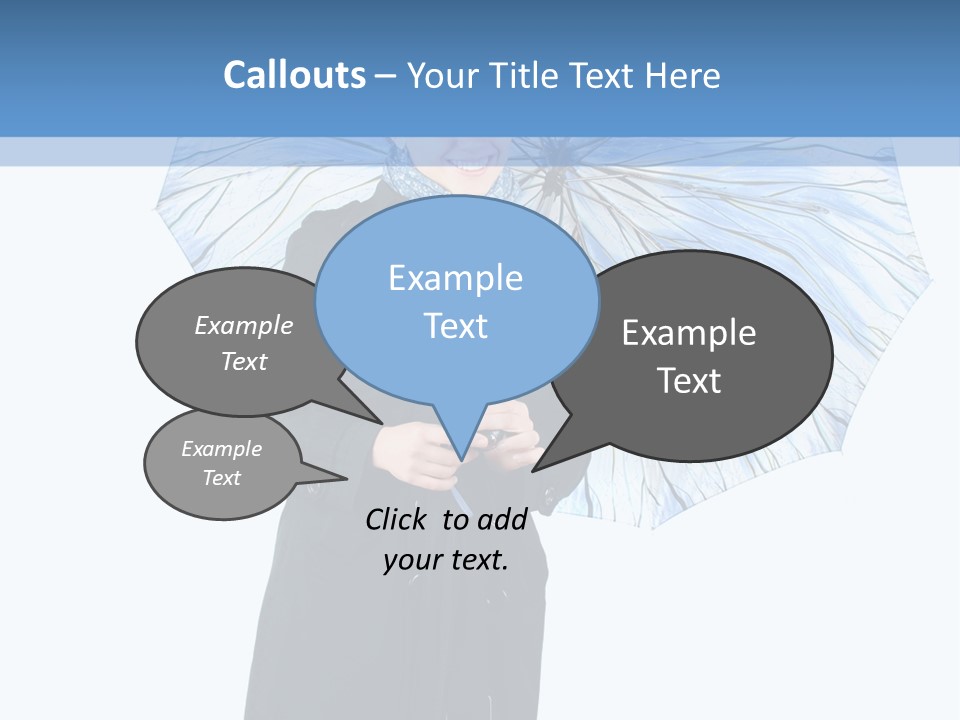 White Background Looking PowerPoint Template