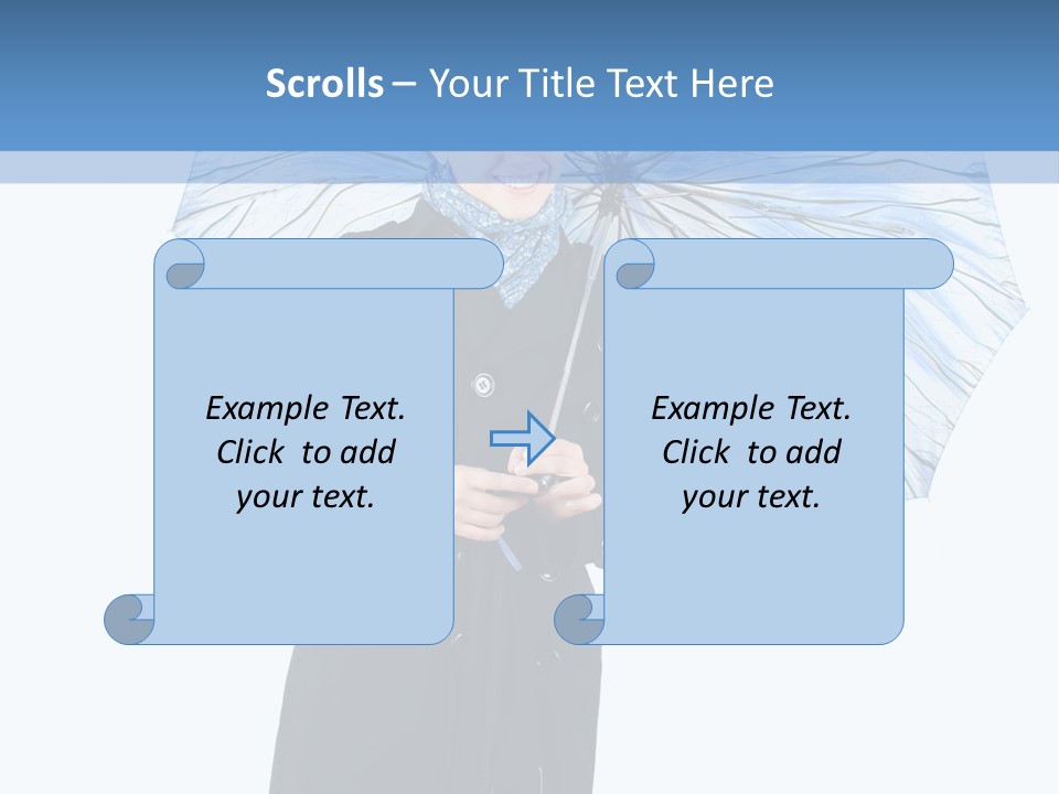 White Background Looking PowerPoint Template