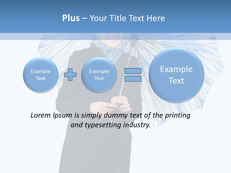 White Background Looking PowerPoint Template