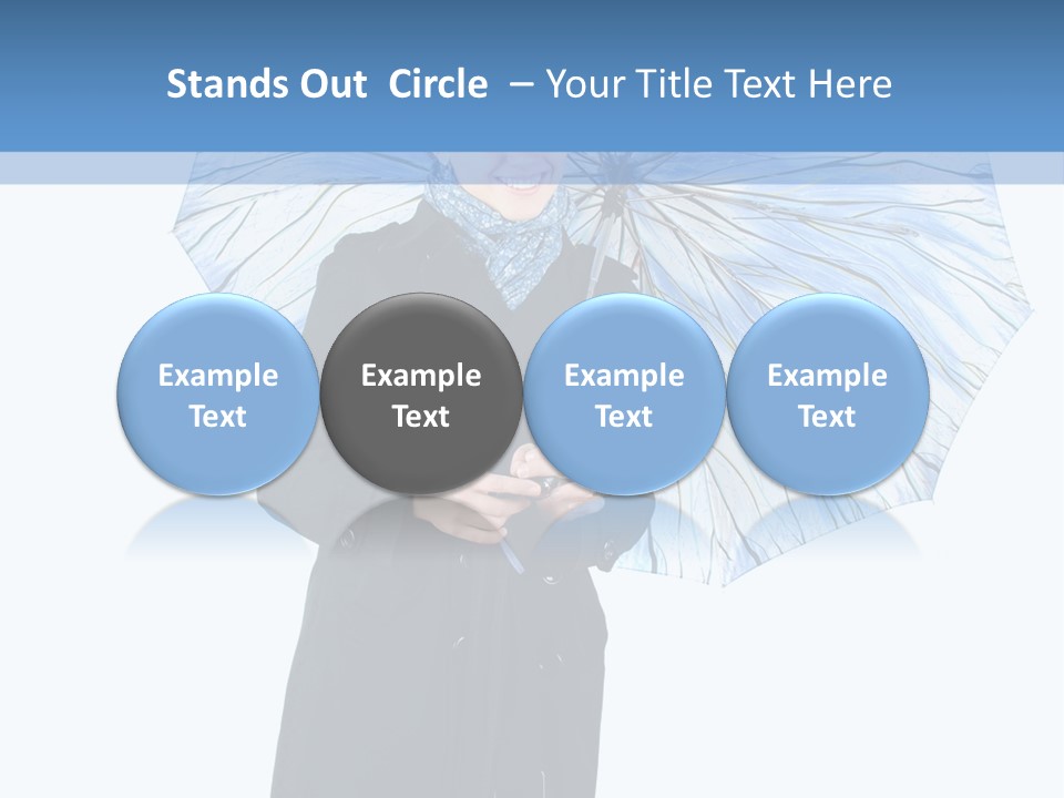 White Background Looking PowerPoint Template