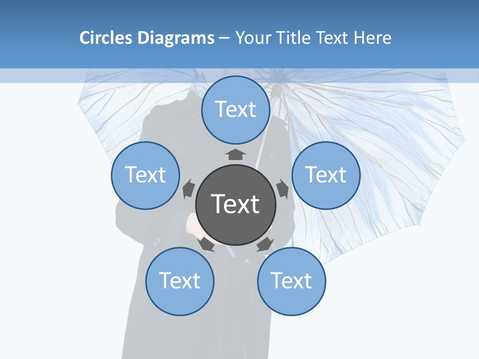 White Background Looking PowerPoint Template