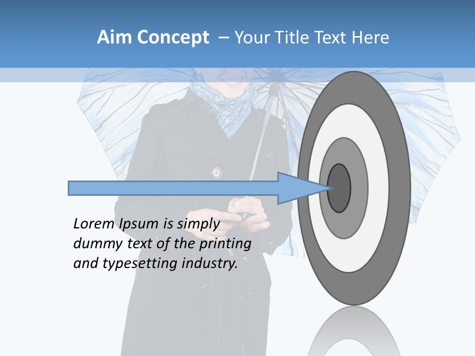 White Background Looking PowerPoint Template