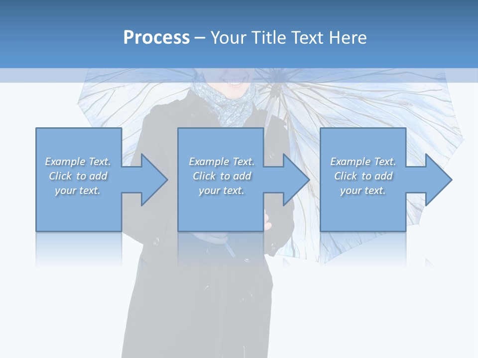 White Background Looking PowerPoint Template