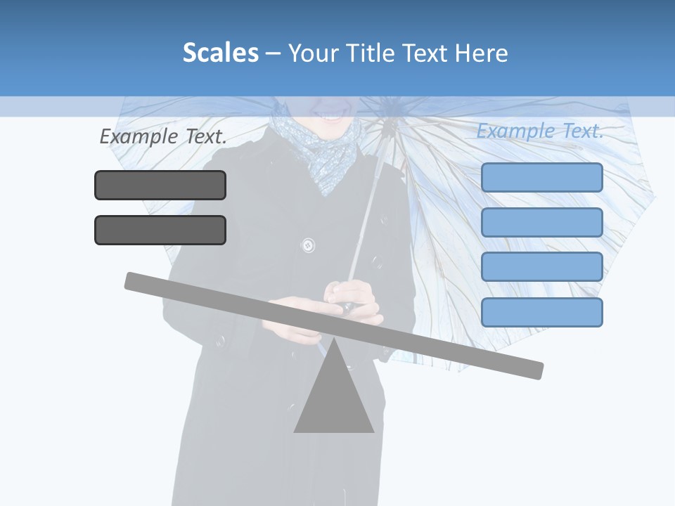 White Background Looking PowerPoint Template