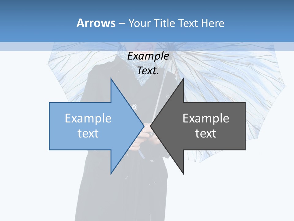 White Background Looking PowerPoint Template