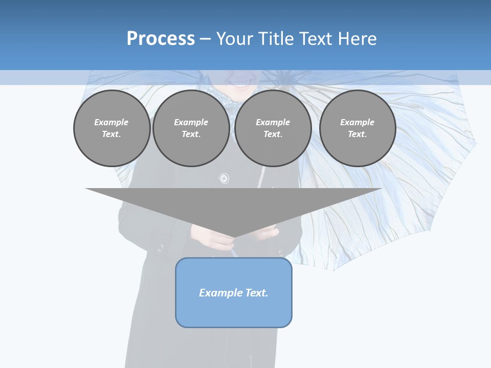 White Background Looking PowerPoint Template
