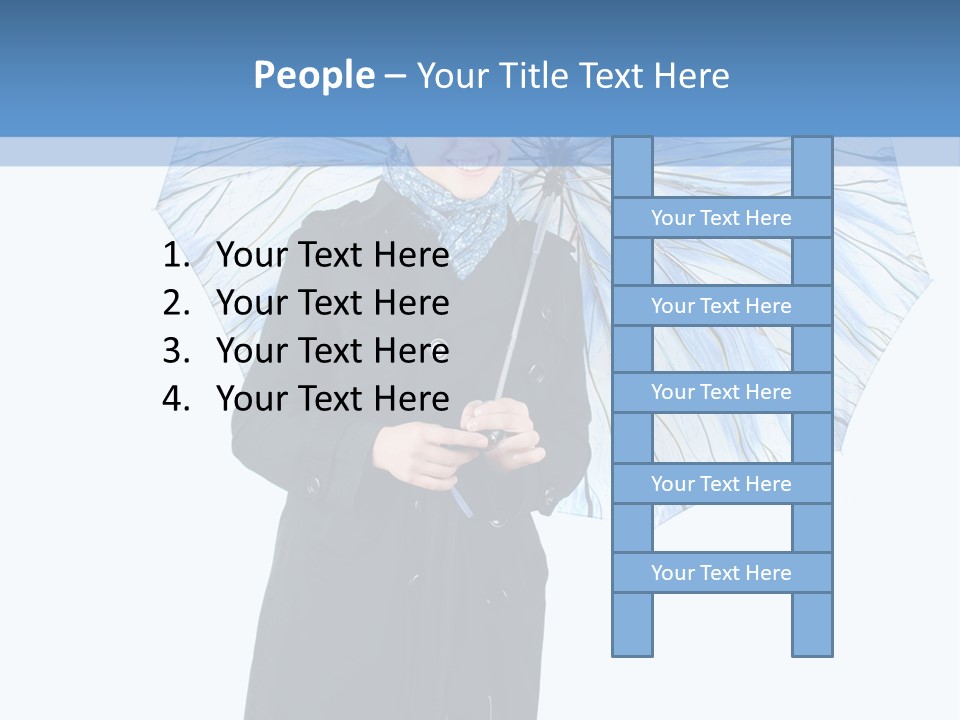 White Background Looking PowerPoint Template