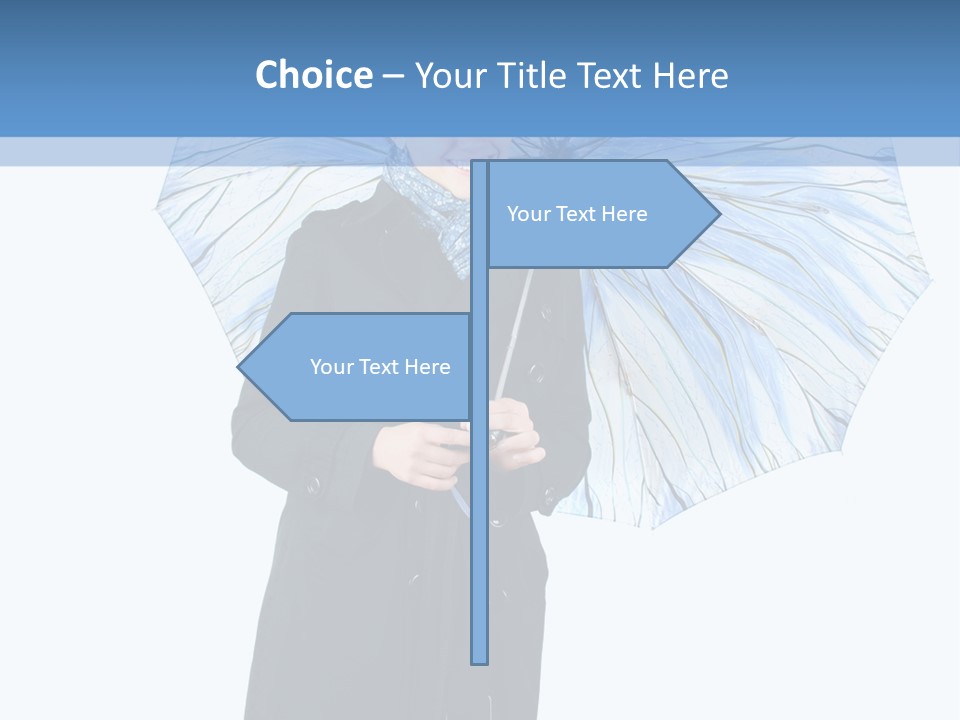 White Background Looking PowerPoint Template