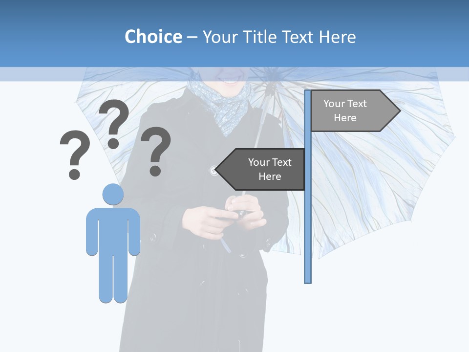 White Background Looking PowerPoint Template