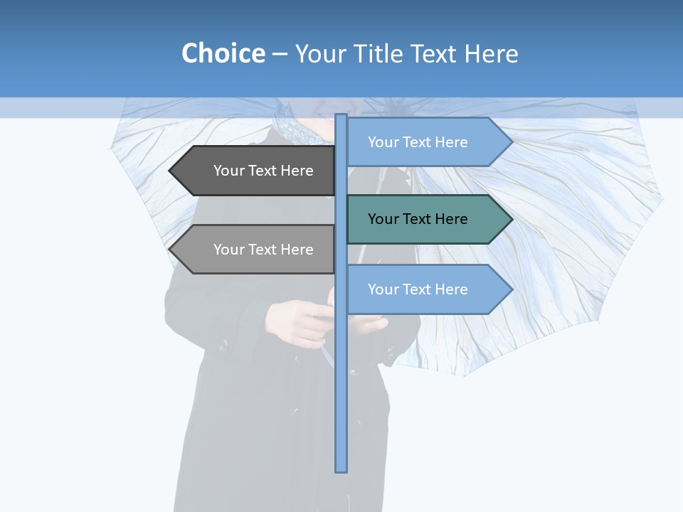 White Background Looking PowerPoint Template