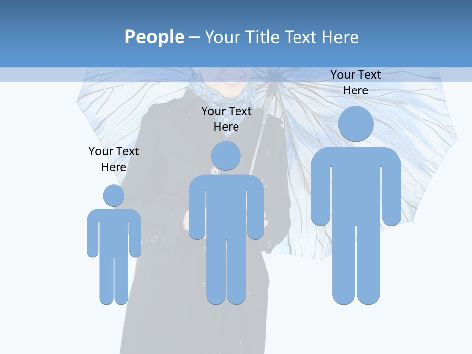 White Background Looking PowerPoint Template