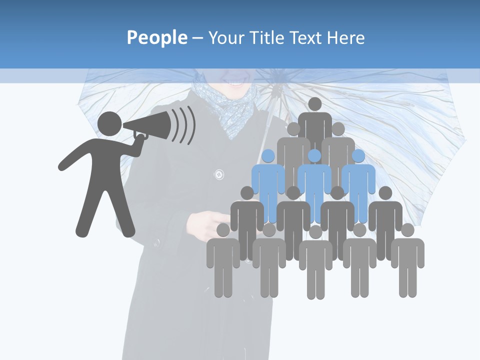 White Background Looking PowerPoint Template