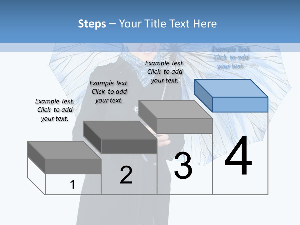 White Background Looking PowerPoint Template
