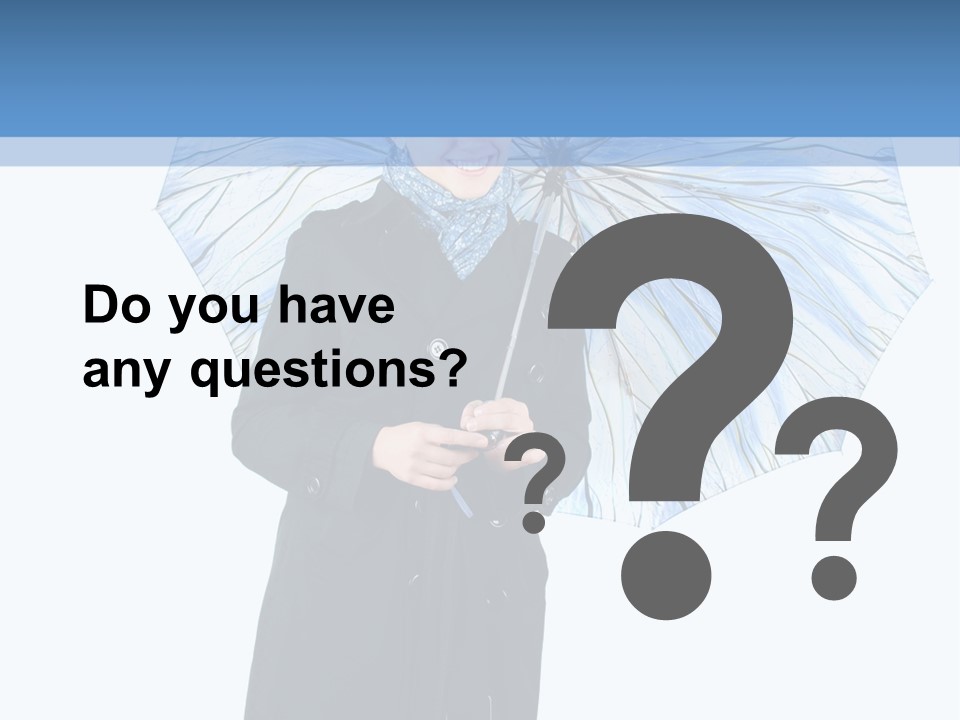 White Background Looking PowerPoint Template