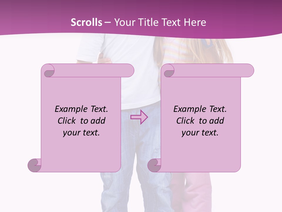 White Full Secret PowerPoint Template
