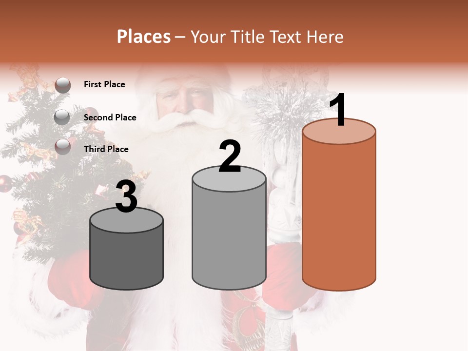 Stick Greeting Beard PowerPoint Template