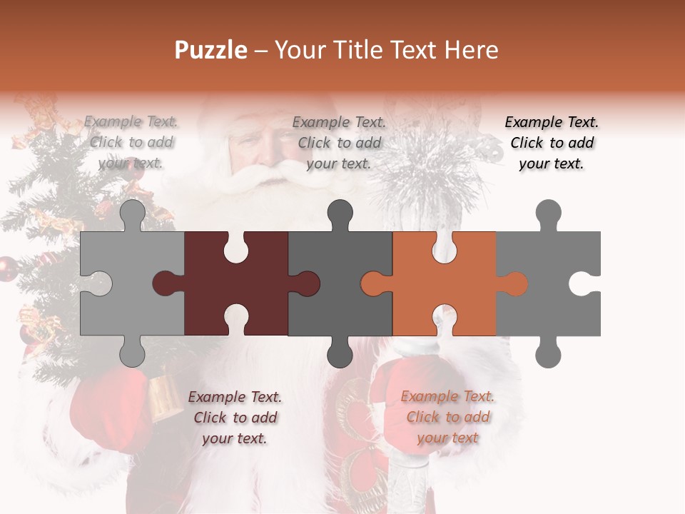 Stick Greeting Beard PowerPoint Template