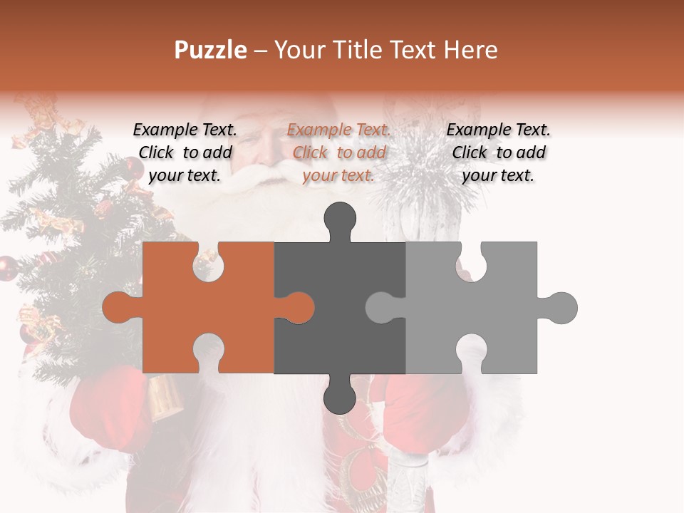 Stick Greeting Beard PowerPoint Template